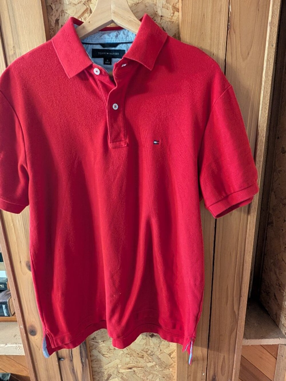 Tommy Hilfiger Red Polo Size M